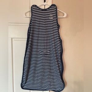 Woolino 4 Season Ultimate Baby Sleep Sack, 2 months - 2 years, blue stripe